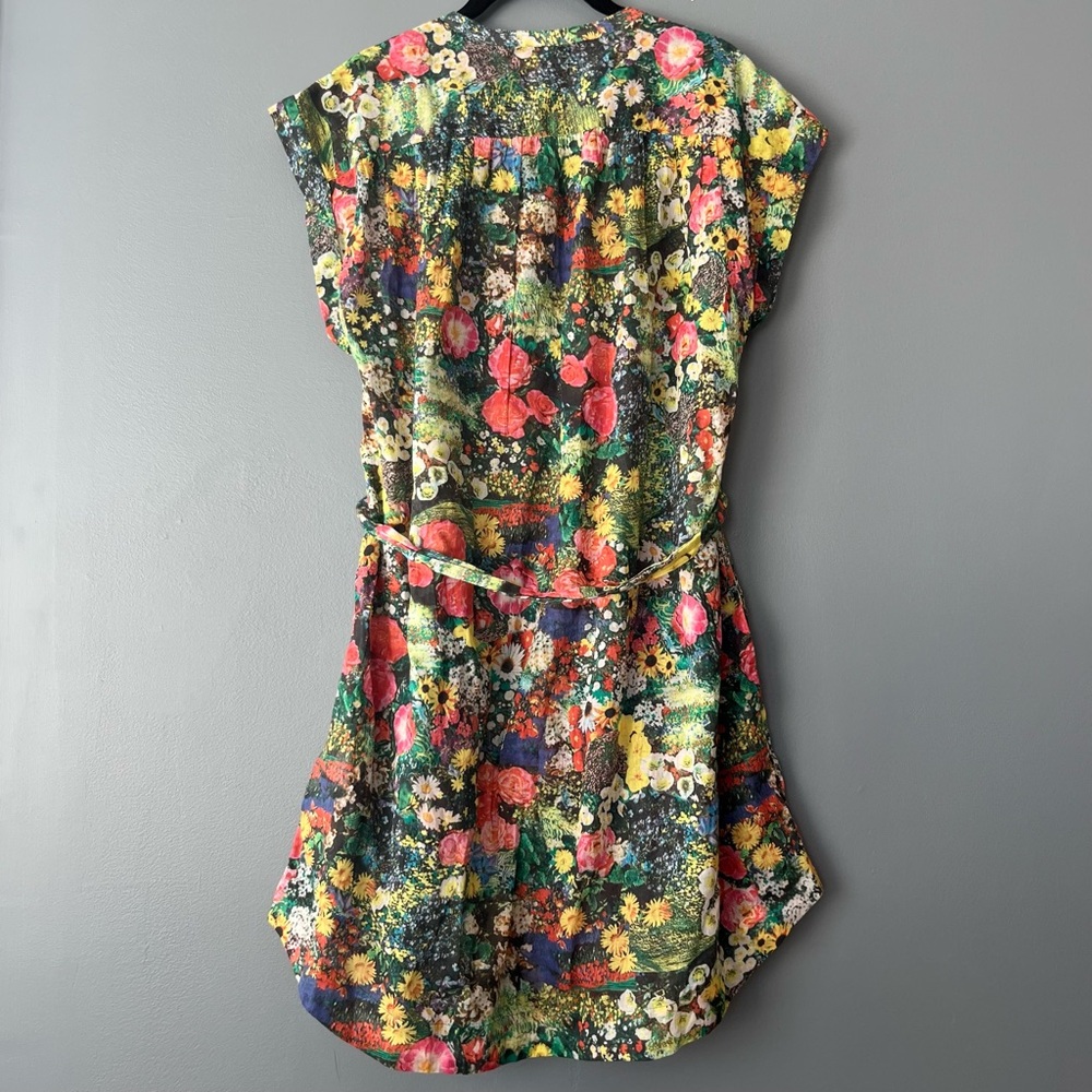 Mother The Slow Ride Shirt Dress in Pretty As A Picture Floral Print - Picture 8 of 13
